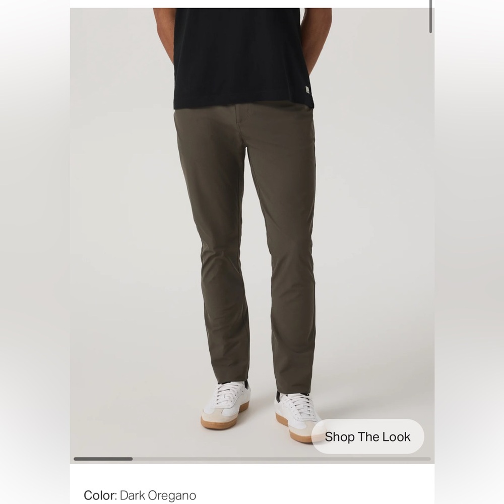 Men’s Vuori Pant Athletic Slim Fit 32” In Dark Oregano